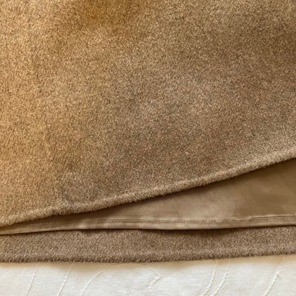 Max Mara Weekend Maesa Virgin Wool Camel Tan Skirt | Cucito a Mano - Picture 4 of 5